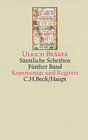 Buchcover Ulrich Bräker - Sämtliche Schriften - Band 5