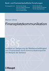 Buchcover Finanzplatzkommunikation