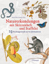 Buchcover Naturerkundungen mit Skizzenheft und Staffelei