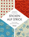 Buchcover Sticken auf Strick