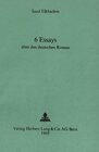 Buchcover 6 Essays über den deutschen Roman