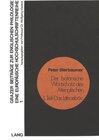 Buchcover Der botanische Wortschatz des Altenglischen- I. Teil: Das Laeceboc