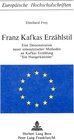 Buchcover Franz Kafkas Erzählstil