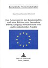 Buchcover Das Armenrecht in der Bundesrepublik und seine Reform unter besonderer Berücksichtigung wirtschaftlicher und rechtsvergl