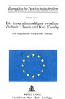 Buchcover Die Imperialismusdebatte zwischen Vladimir I., Lenin und Karl Kautsky