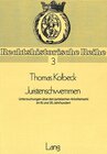 Buchcover Juristenschwemmen