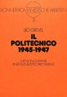 Buchcover Il politecnico 1945-1947
