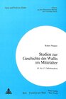 Buchcover Studien zur Geschichte des Wallis im Mittelalter