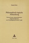 Buchcover Philosophisch-logische Abhandlung