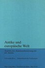 Buchcover Antike und europäische Welt
