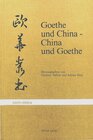 Buchcover Goethe und China, China und Goethe