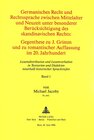 Buchcover Germanisches Recht und Rechtssprache zwischen Mittelalter und Neuzeit unter besonderer Berücksichtigung des skandinavisc