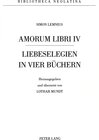 Buchcover Amorum Libri IV