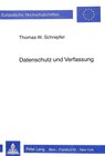 Buchcover Datenschutz und Verfassung