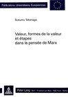 Buchcover Valeur, formes de la valeur et étapes dans la pensée de Marx