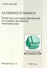 Buchcover La France et Munich