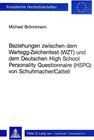 Buchcover Beziehungen zwischen dem Wartegg-Zeichentest (WZT) und dem deutschen High School Personality Questionnaire (HSPQ) von Sc