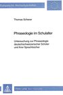 Buchcover Phraseologie im Schulalter