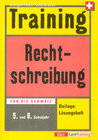 Buchcover Training Rechtschreibung