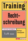 Buchcover Training Rechtschreibung 7. bis 9. Schuljahr
