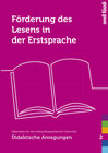 Buchcover Förderung des Lesens in der Erstsprache