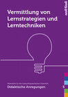 Buchcover Vermittlung von Lernstrategien und Lerntechniken