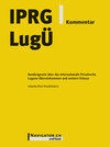 Buchcover IPRG/LugÜ Kommentar