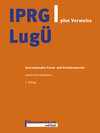 Buchcover IPRG/LugÜ plus Verweise