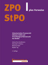 Buchcover ZPO/StPO plus Verweise