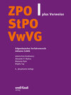 Buchcover ZPO/StPO/VwVG plus Verweise