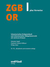 Buchcover ZGB/OR plus Verweise