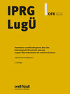 Buchcover IPRG/LugÜ