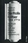 Buchcover Die Rolle Esther