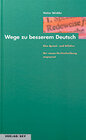 Buchcover Wege zu besserem Deutsch. Eine Sprach- und Stillehre
