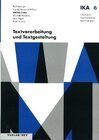 Buchcover Textverarbeitung und Textgestaltung