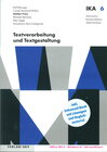 Buchcover IKA 6: Textverarbeitung und Textgestaltung
