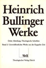 Buchcover Bullinger, Heinrich: Werke
