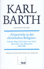 Buchcover Karl Barth Gesamtausgabe