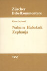 Buchcover Nahum, Habakuk, Zephanja