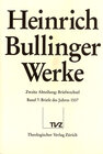 Buchcover Bullinger, Heinrich: Werke