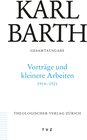 Buchcover Karl Barth Gesamtausgabe