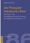 Buchcover Der Prolog der hebräischen Bibel / Abhandlungen zur Theologie des Alten und Neuen Testaments (AThANT) Bd.86