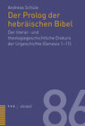 Buchcover Prolog der hebräischen Bibel