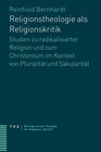 Buchcover Religionstheologie als Religionskritik