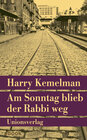 Buchcover Am Sonntag blieb der Rabbi weg