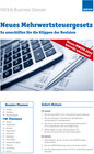 Buchcover Neues Mehrwertsteuergesetz