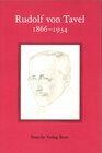 Buchcover Rudolf von Tavel 1866-1934