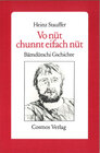 Buchcover Vo nüt chunnt eifach nüt