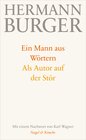 Buchcover Ein Mann aus Wörtern. Als Autor auf der Stör