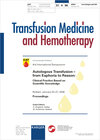 Buchcover Autologous Transfusion - from Euphoria to Reason: Clinical Practice Based on Scientific Knowledge